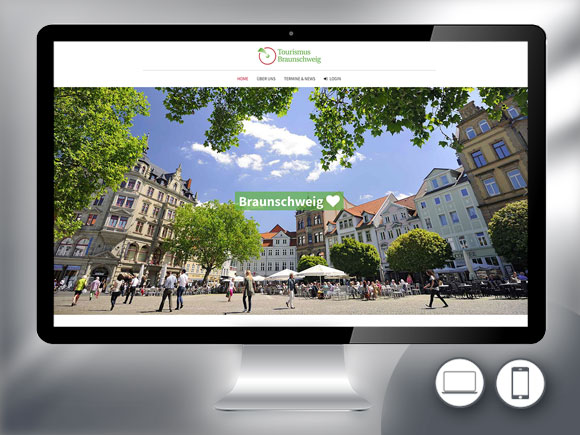 Webdesign für den ATB - Arbeitsausschuss Tourismus Braunschweig e.V.